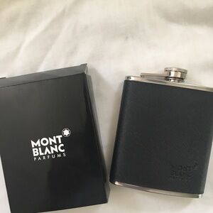 Mont Blanc Parfums Travel Bottle Stainless Steel New